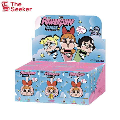 POP MART CRYBABY × Powerpuff Girls Series-Vinyl Face Plush Blind Box