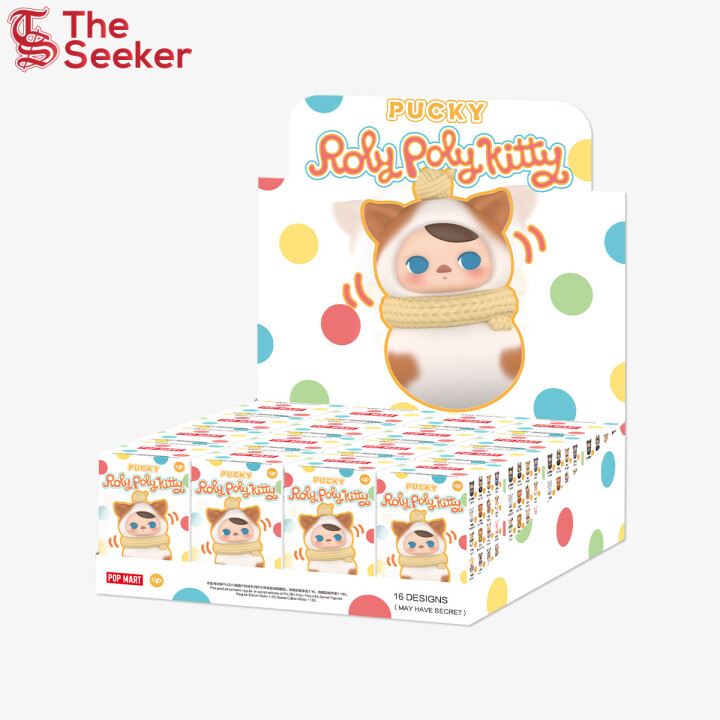 POP MART PUCKY Roly-Poly Kitty Series Figures