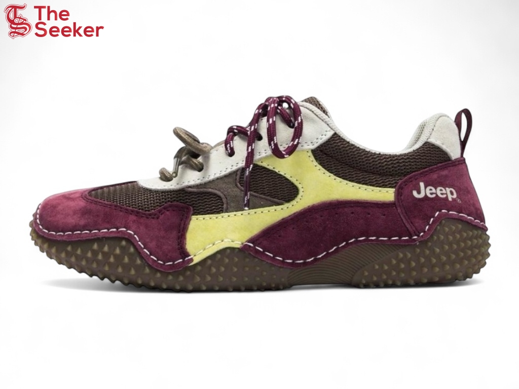 Jeep Retro Outdoor Sneakers Non-Slip Ancora Red