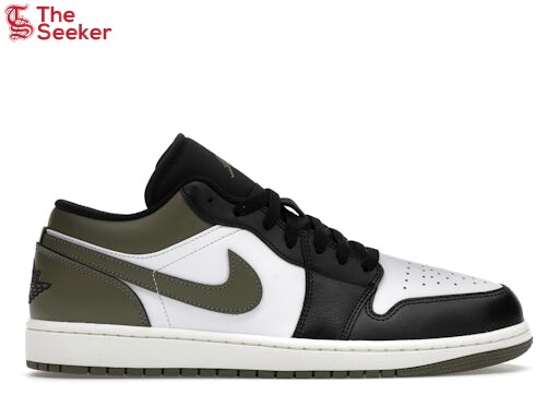 Jordan 1 Low Black Toe Medium Olive
