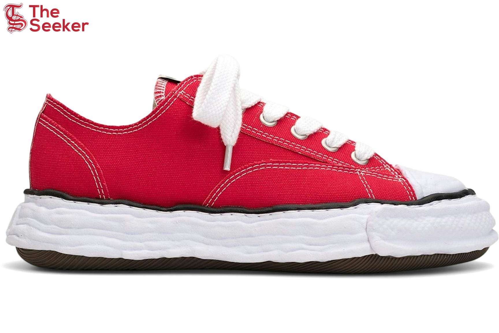 Maison-Mihara-Yasuhiro-Peterson-23-OG-Sole-Canvas-Low-A11FW702-RED