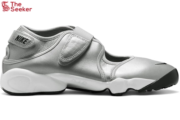 Nike-Air-Rift-Leather-Metallic-Silver-Sail-(Women's)-HM5737-003