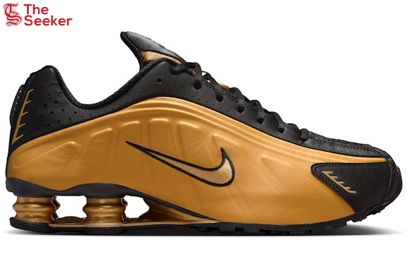 Nike-Shox-R4-Metallic-Gold-Black-(2025)-HQ1988-700