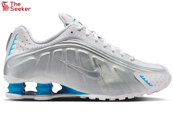 Nike-Shox-R4-White-Blue-Hero-Silver-(Women's)-AR3565-105