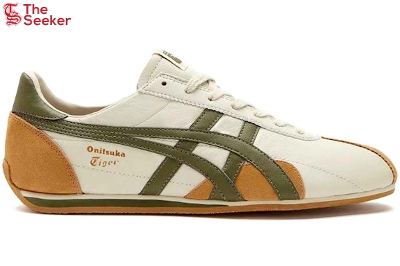Onitsuka Tiger Runspark Beige Olive Green Mustard Yellow