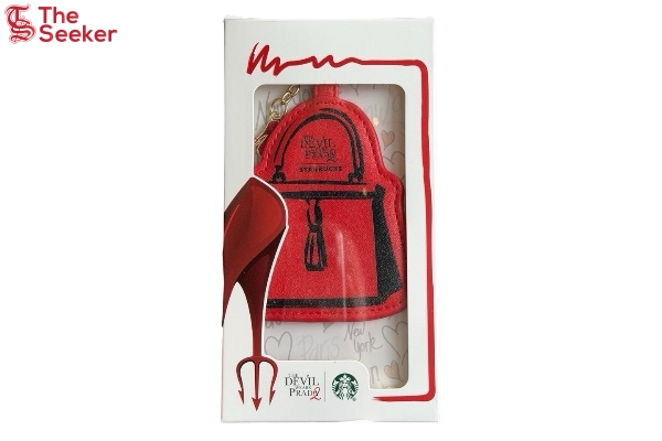 Starbucks-The-Devil-Wears-Prada-2-mirror-bag-charm-(-red-)-SS26