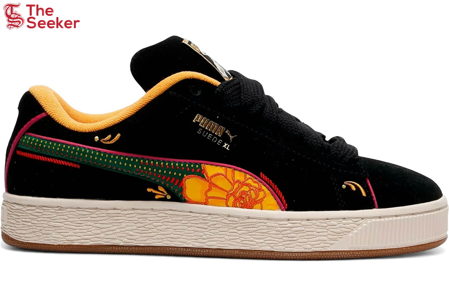 Puma-Suede-XL-La-Catrina-Black-Yellow-Sizzle-404606-01