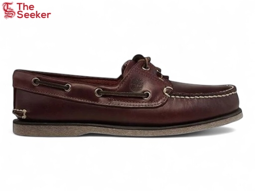 Timberland Leather Handmade Boat Shoes Brown