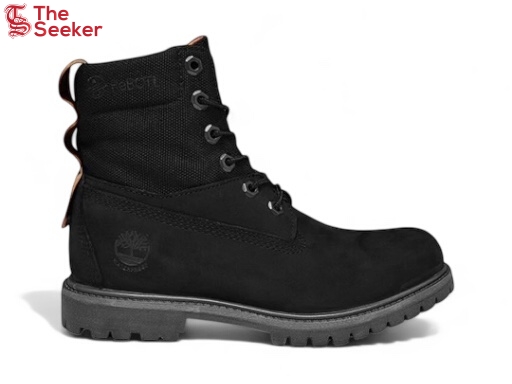 Timberland Rebotl 6 Inch Wide-Fit Boot 'Black Nubuck' (Women's)