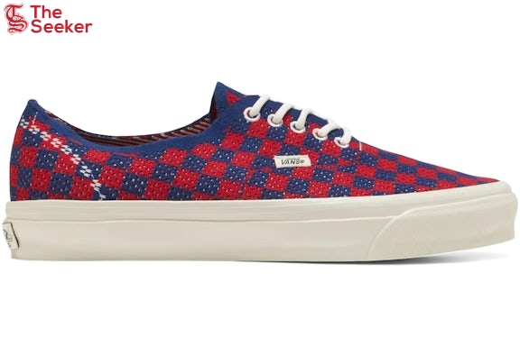 Vans-LX-Authentic-44-EK-Punk-Check-Red-Blue-VN000EJCRDB