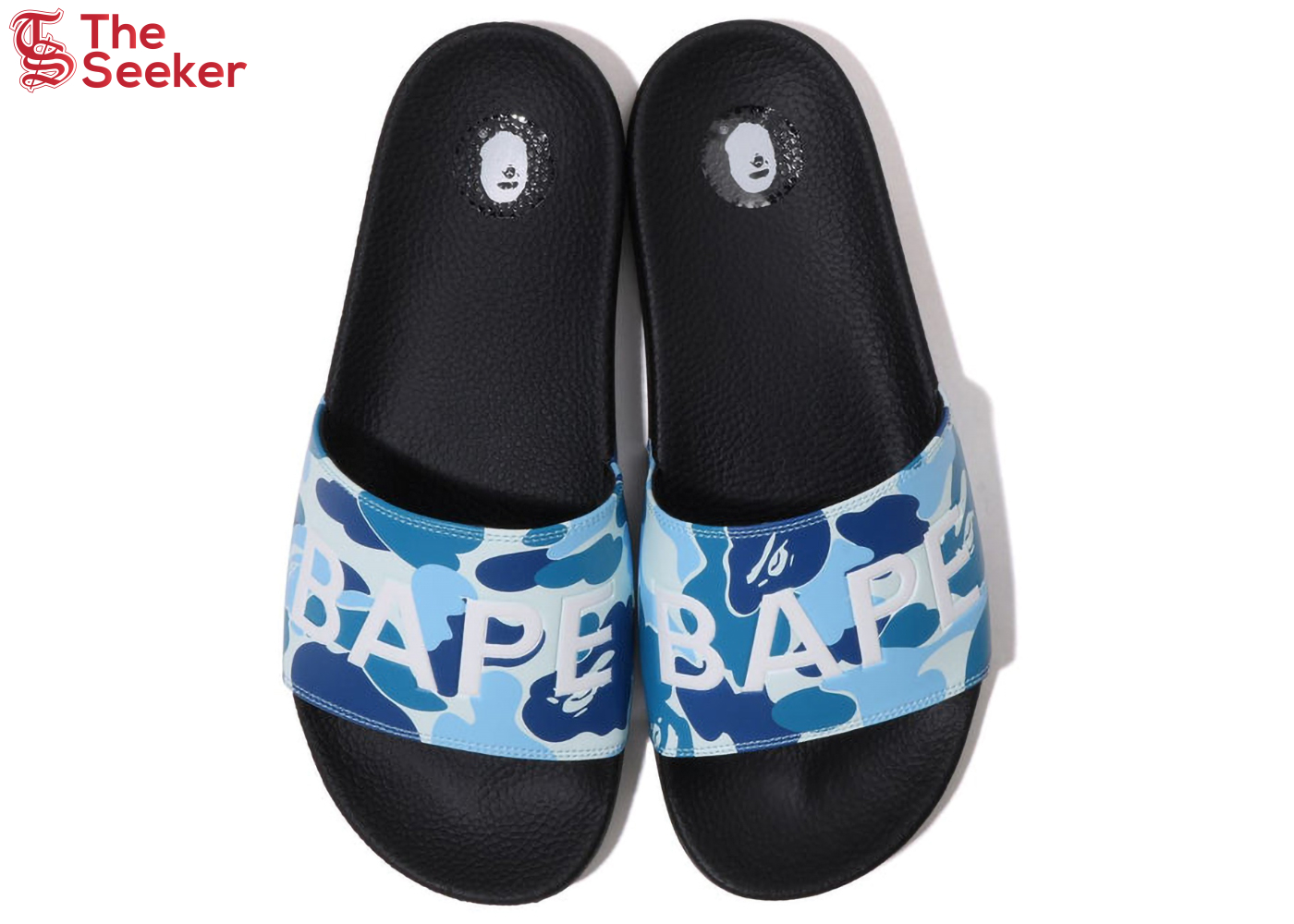 A Bathing Ape ABC Camo Slide Blue (2023)