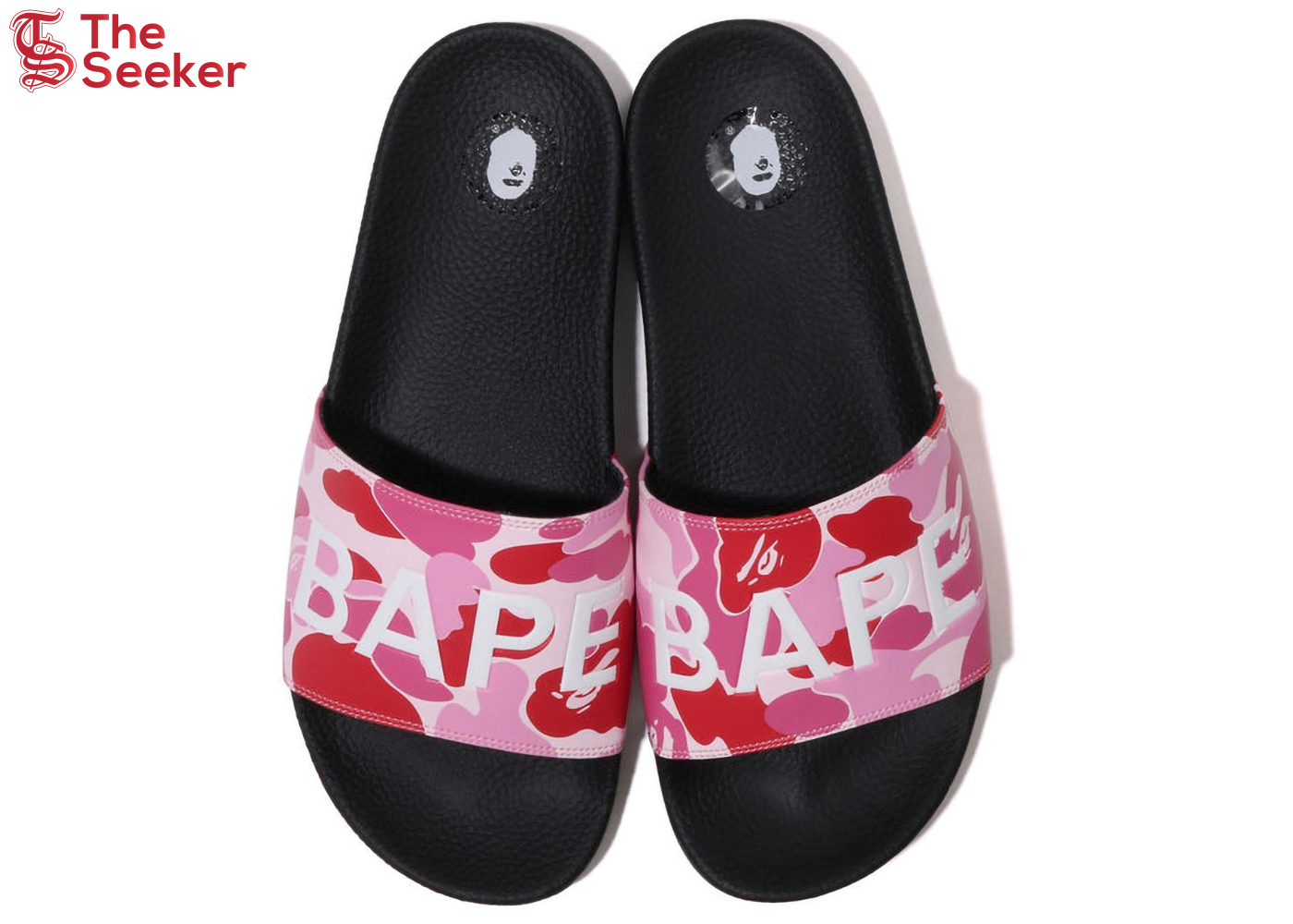 A Bathing Ape ABC Camo Slide Pink (2023)