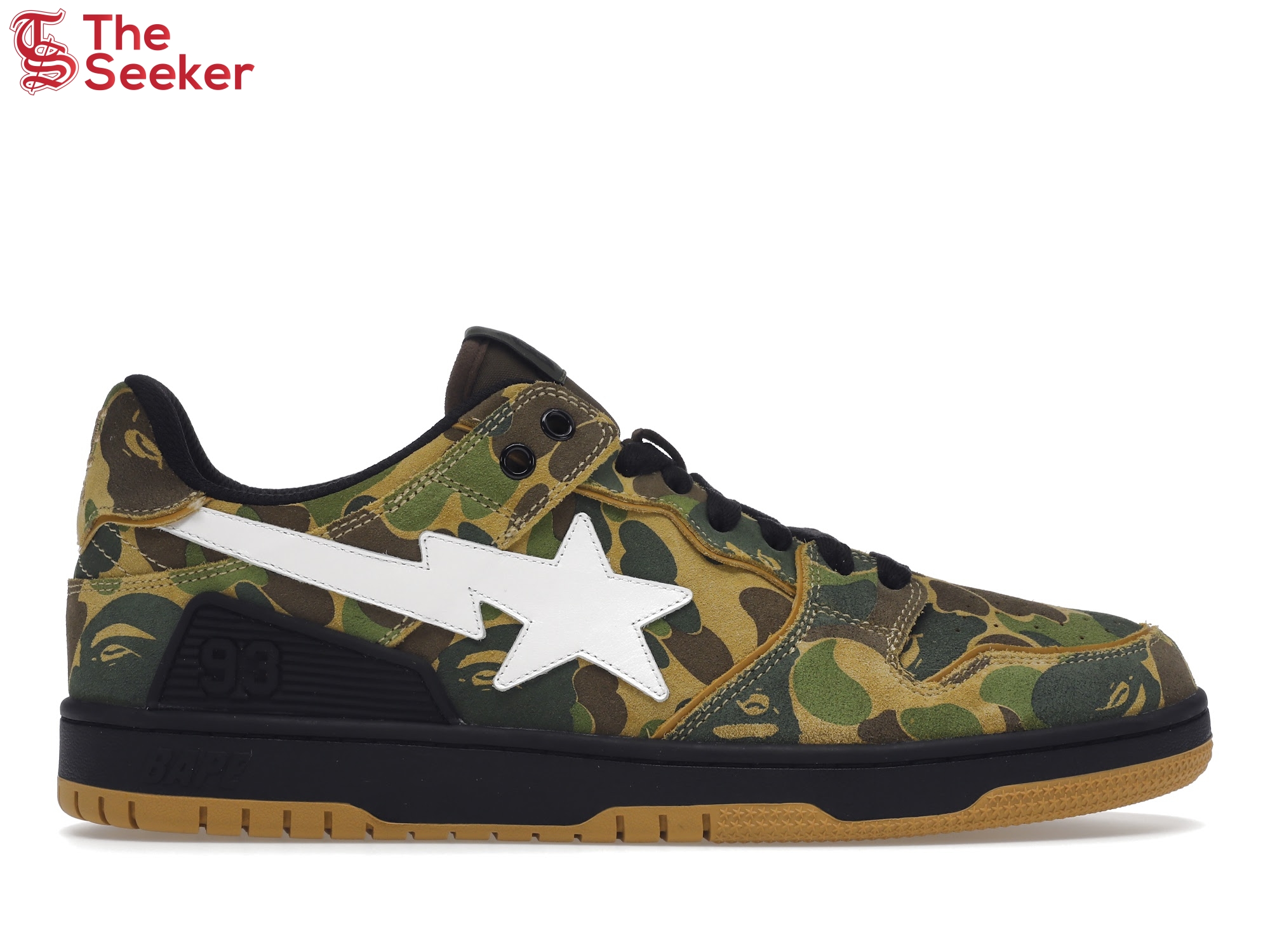 A Bathing Ape Bape SK8 Sta ABC Camo Green