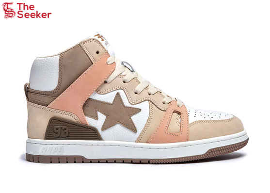 A Bathing Ape Bape Sta 93 Hi Brown