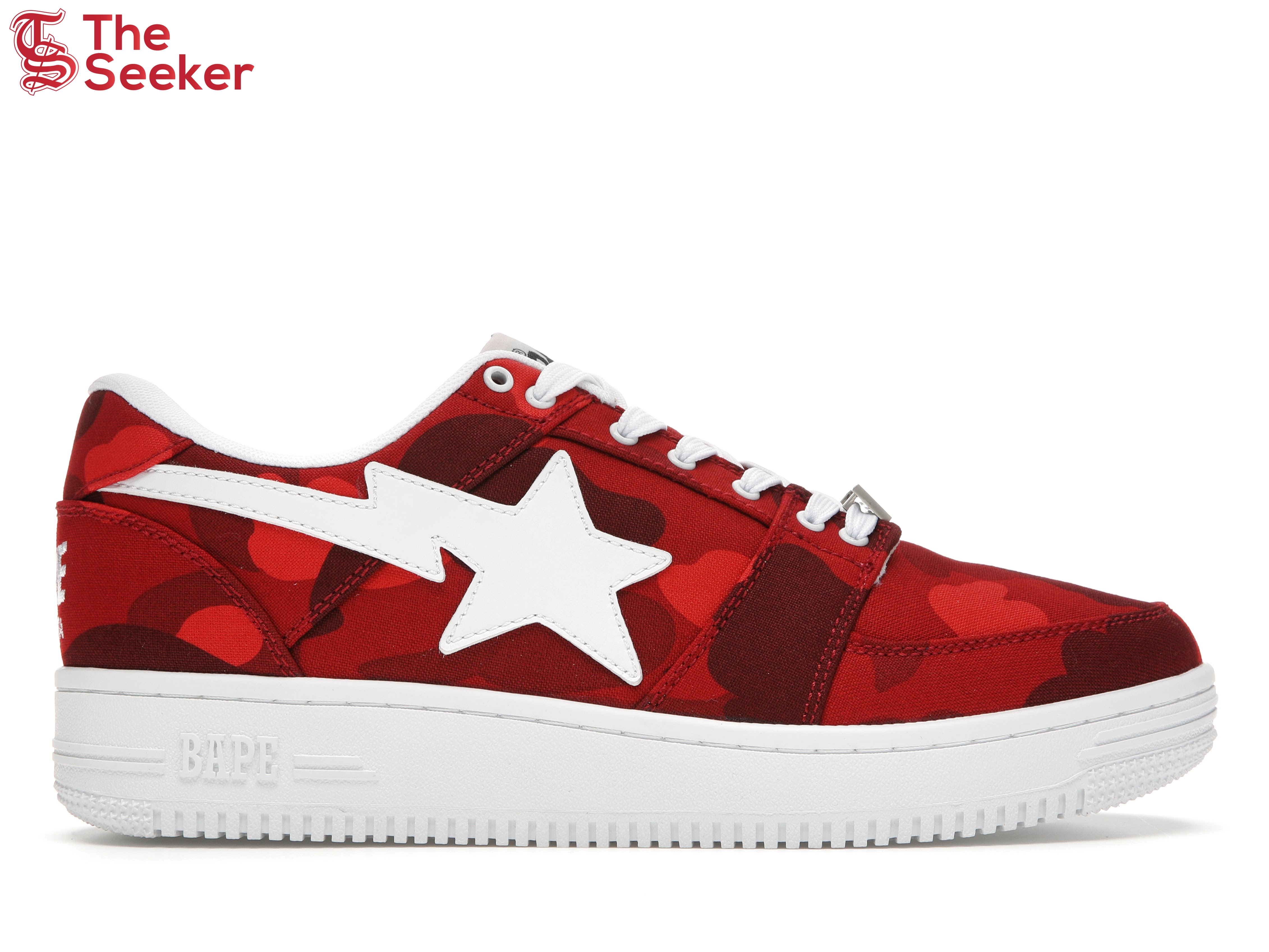 A Bathing Ape Bape Sta Low Camo Red