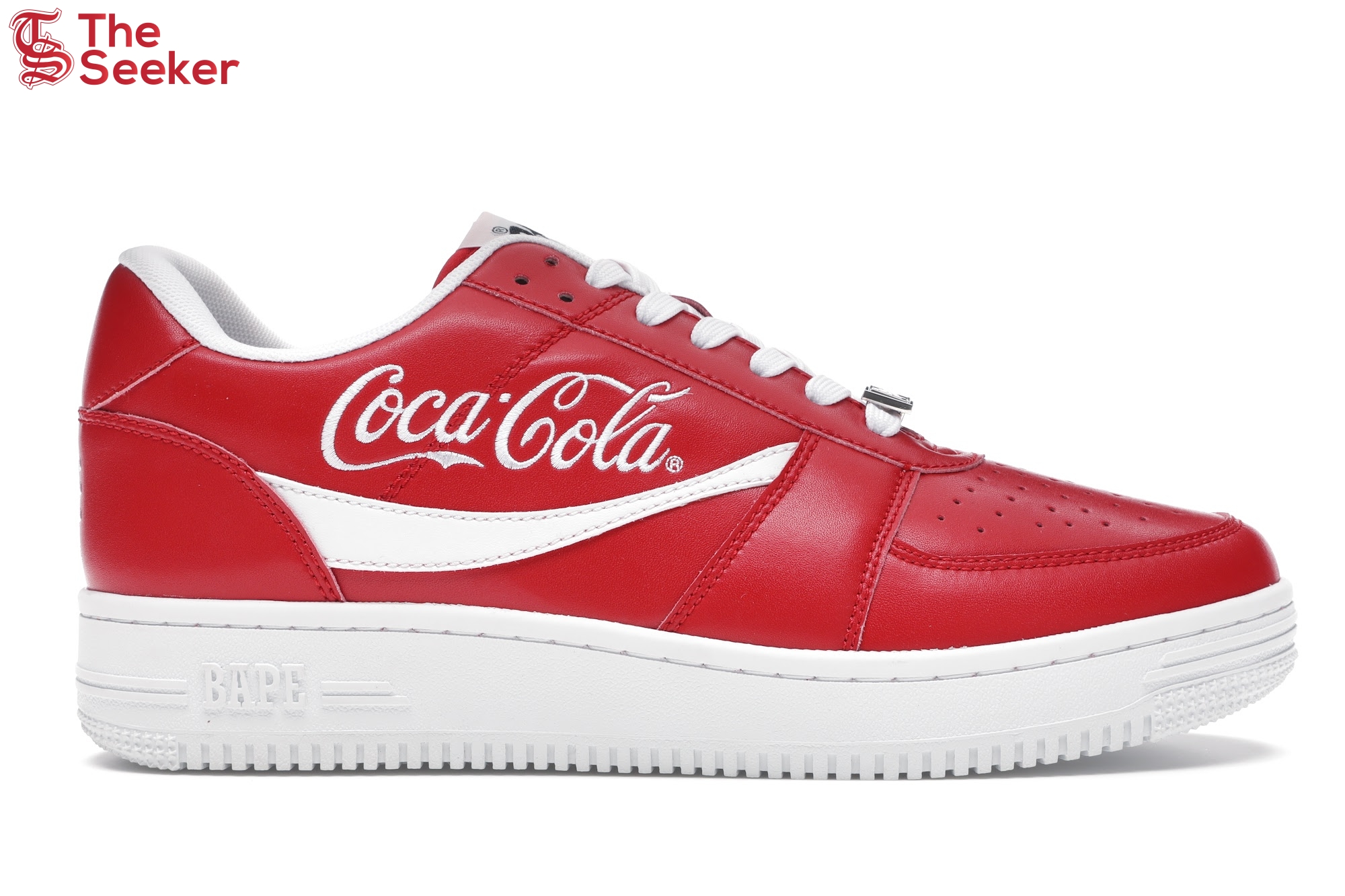 A Bathing Ape Bape Sta Low Coca-Cola Red