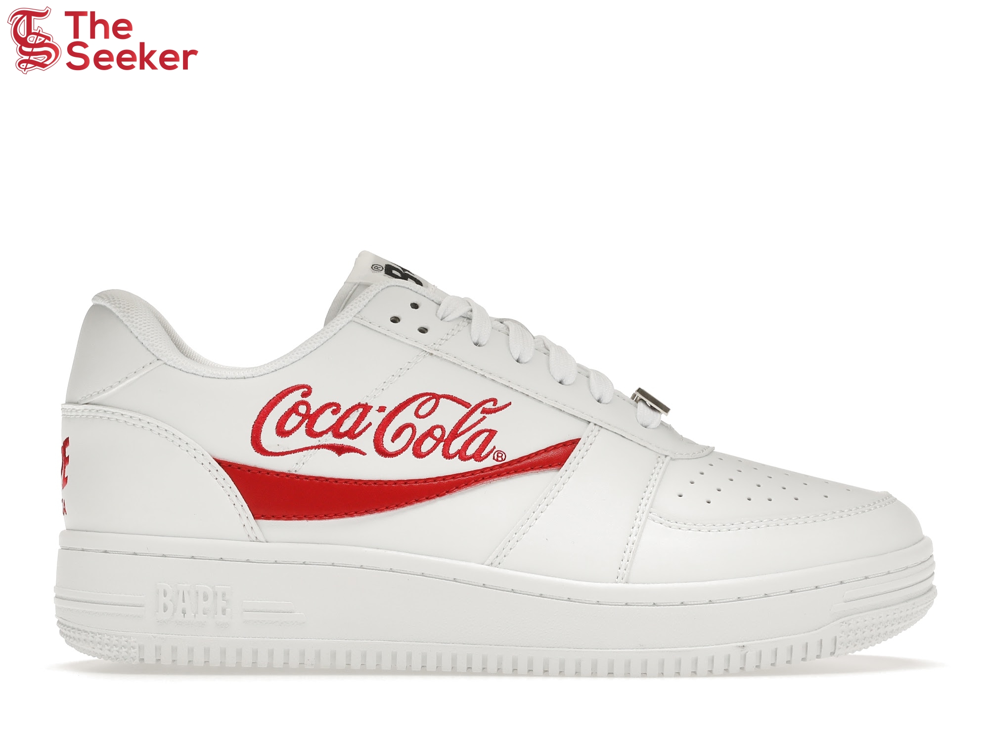 A Bathing Ape Bape Sta Low Coca-Cola White