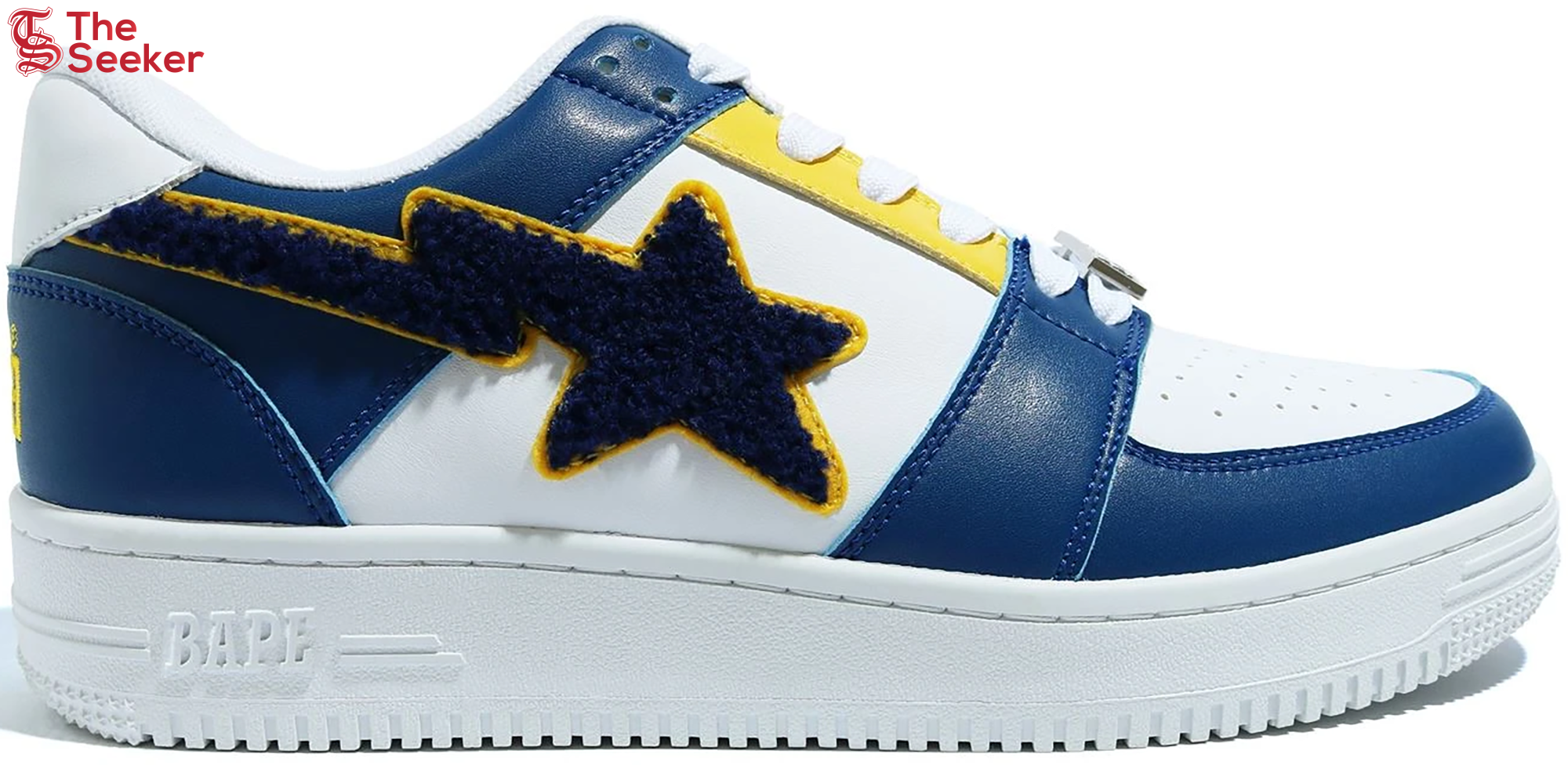 A Bathing Ape Bape Sta Low Patched Navy