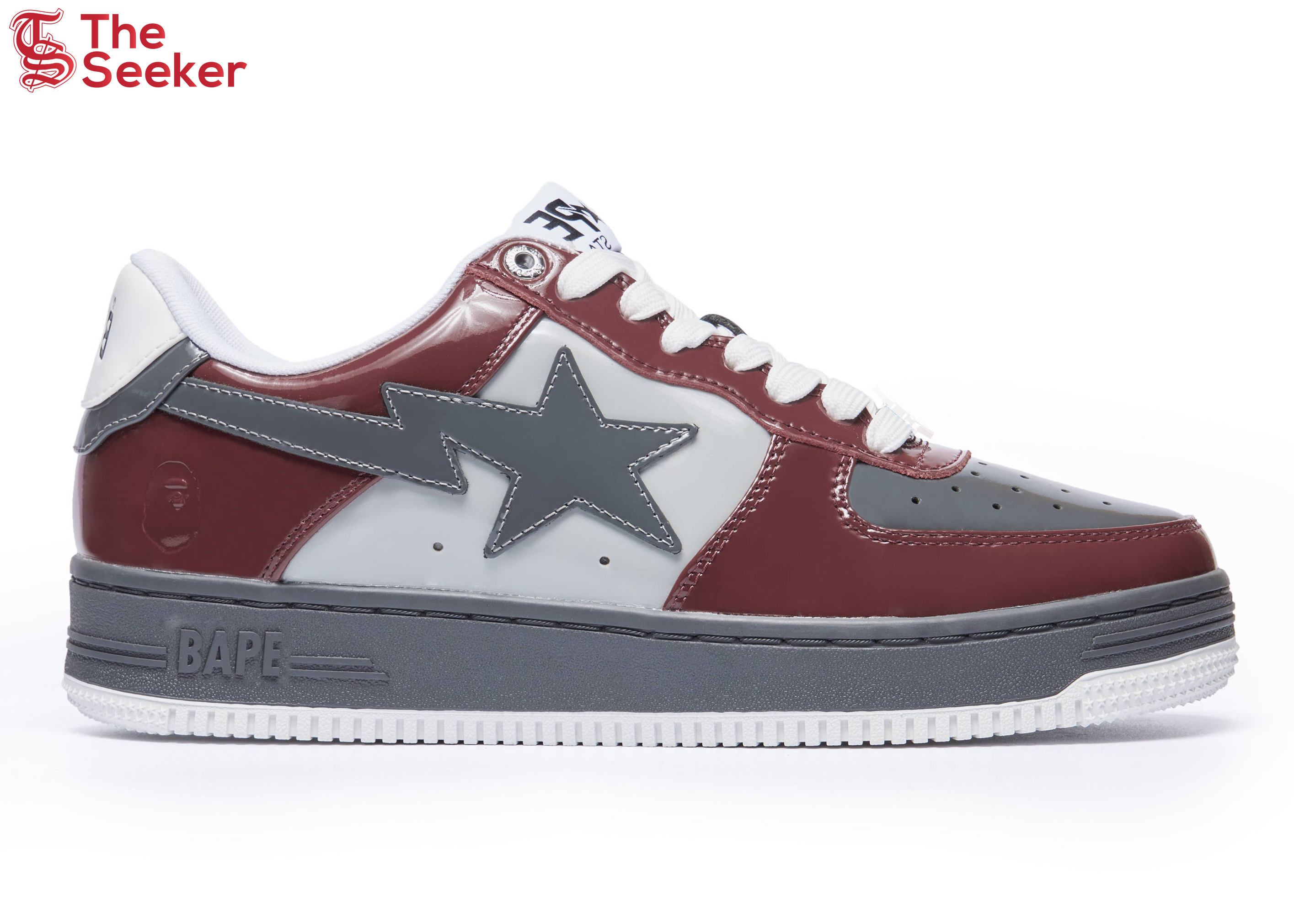 A Bathing Ape Bape Sta Nostalgic Burgundy Grey