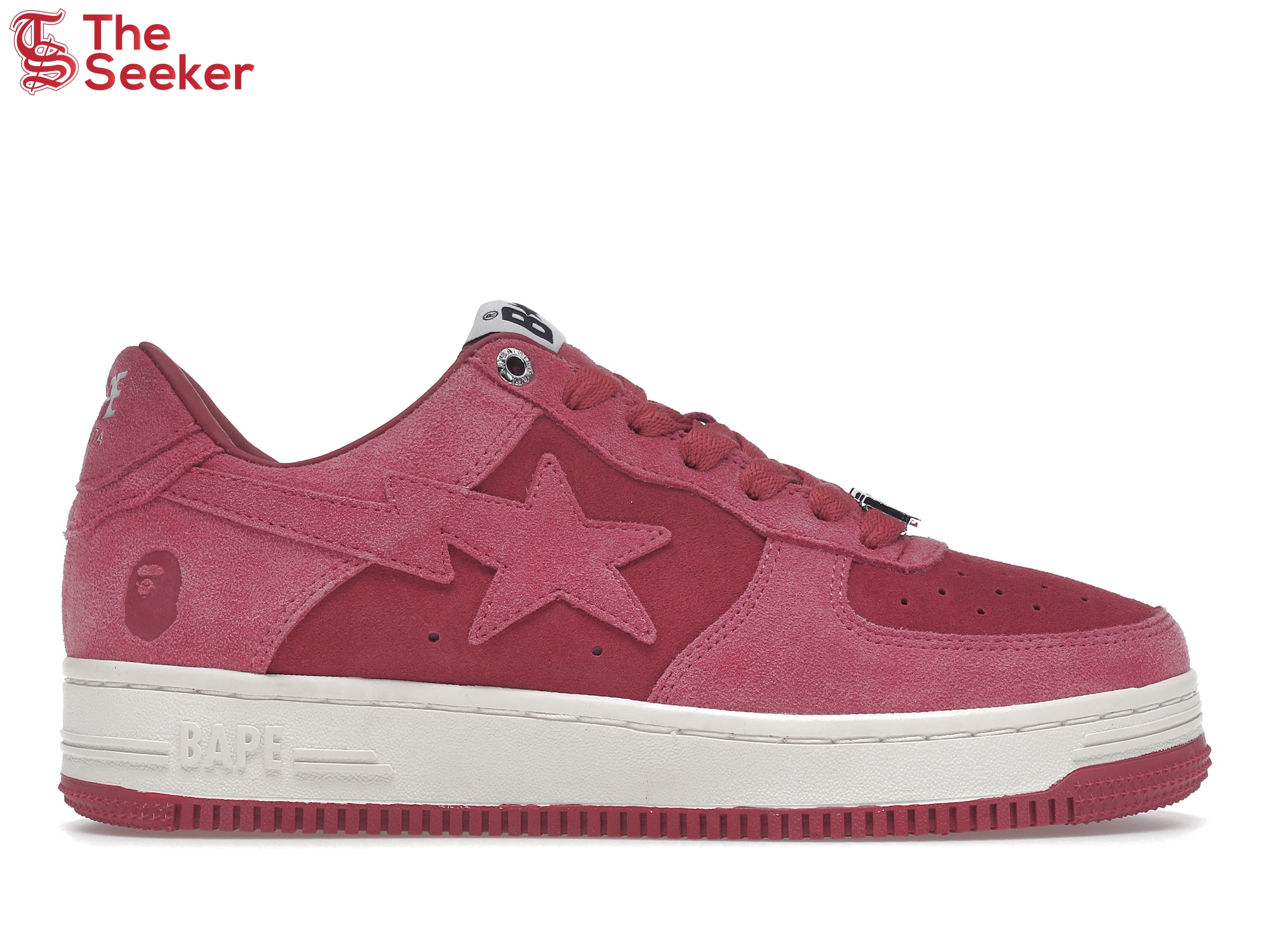 A Bathing Ape Bape Sta Pink Suede