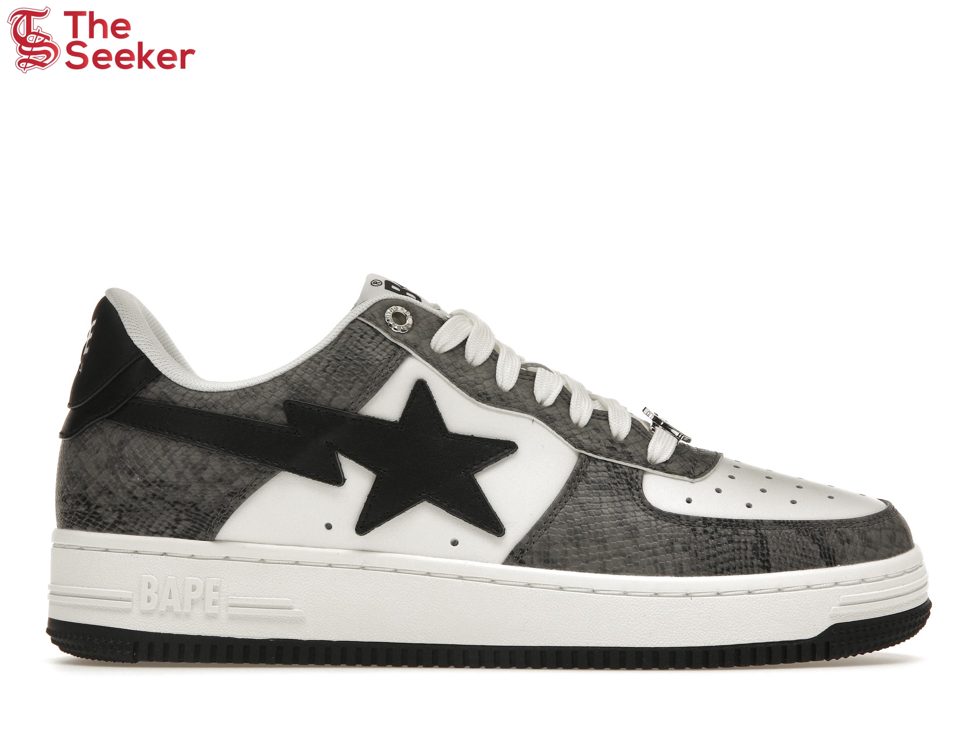 A Bathing Ape Bape Sta Snake Skin Black