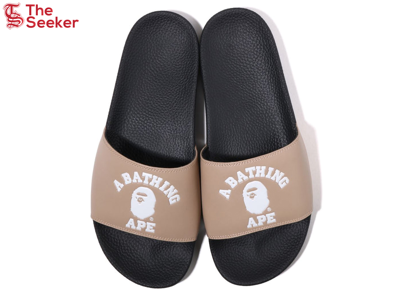 A Bathing Ape College Slide Sandal Online Exclusive Beige (2022)