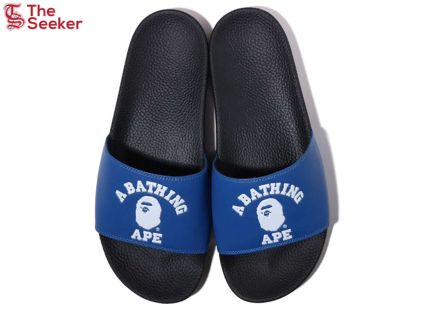 A Bathing Ape College Slide Sandal Online Exclusive Blue (2022)