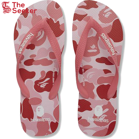 A Bathing Ape Havaianas Pink Camo