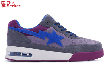 A Bathing Ape Road Sta Premium Suede Purple Blue