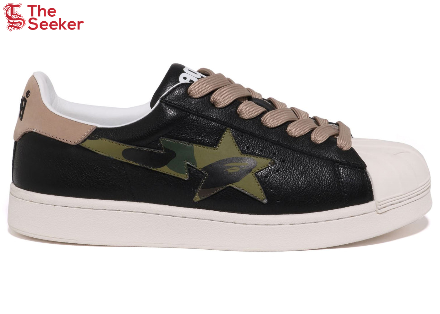 A Bathing Ape Skull Sta Black Beige