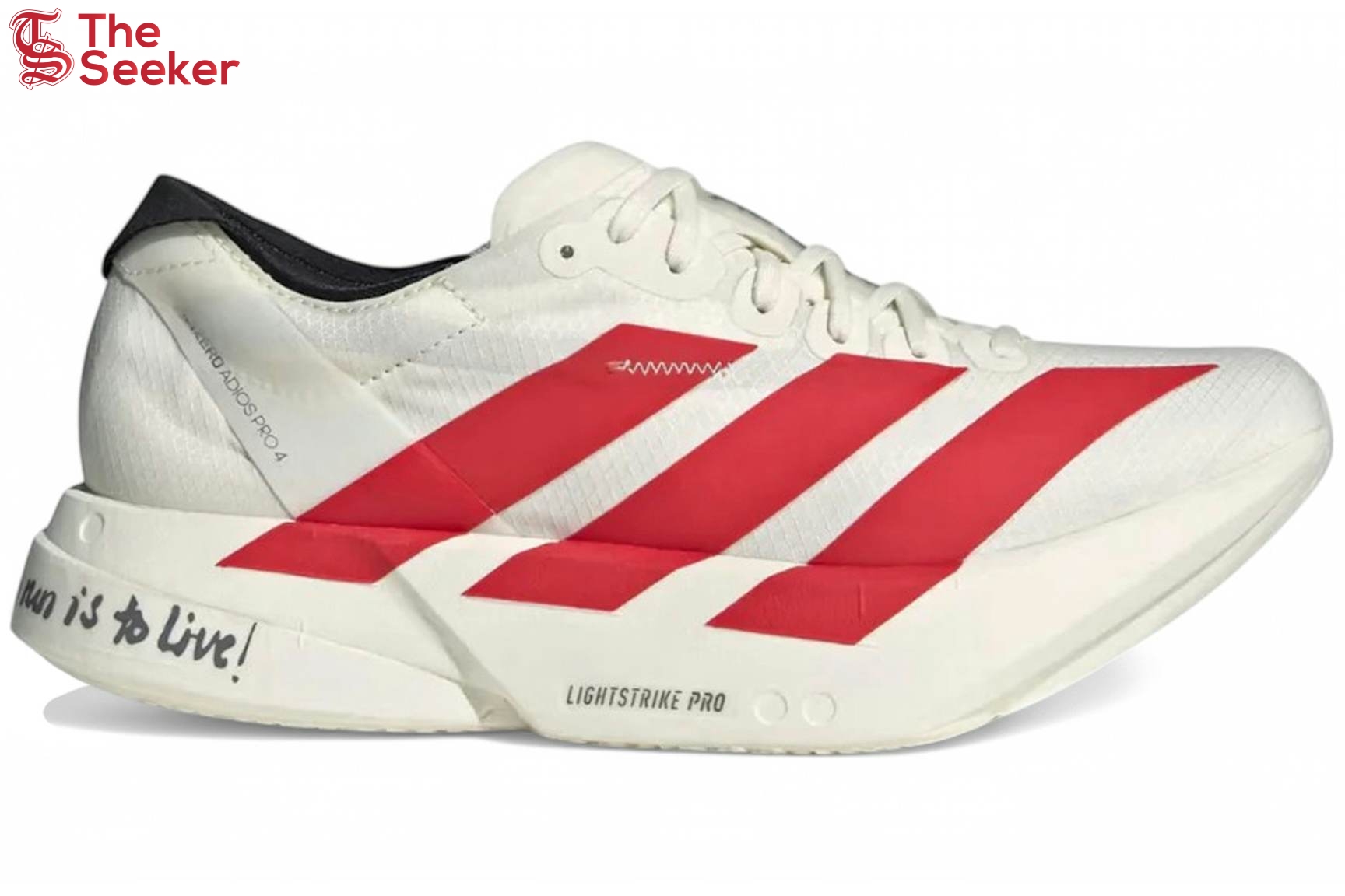 adidas Adizero Adios Pro 4 Off White Better Scarlet