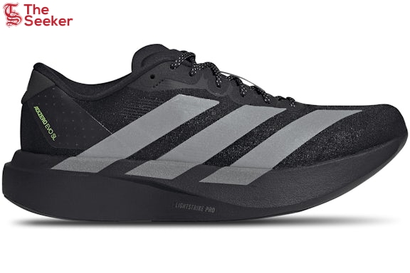 adidas-Adizero-Evo-SL-Black-Silver-Metallic-Signal-Green-KJ1365