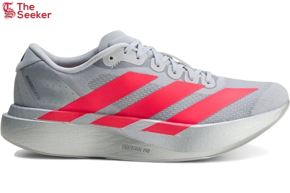 adidas-Adizero-Evo-SL-Silver-Metallic-Lucid-Red-(Women's)-KI3383
