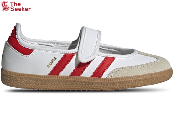 adidas-Samba-Jane-White-Red-Gum-(GS)-JR7435