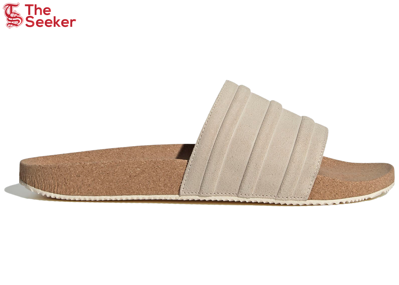 adidas adilette Premium Slides Wonder White Cork