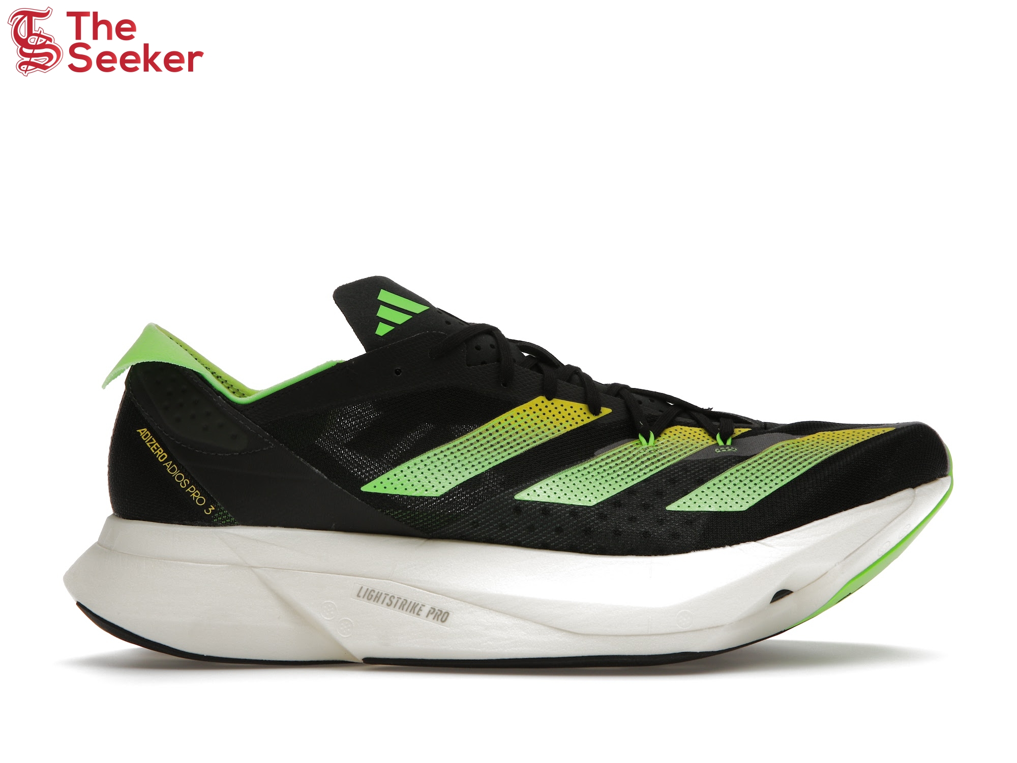 adidas Adios Pro 3 Black Beam Yellow Solar Green