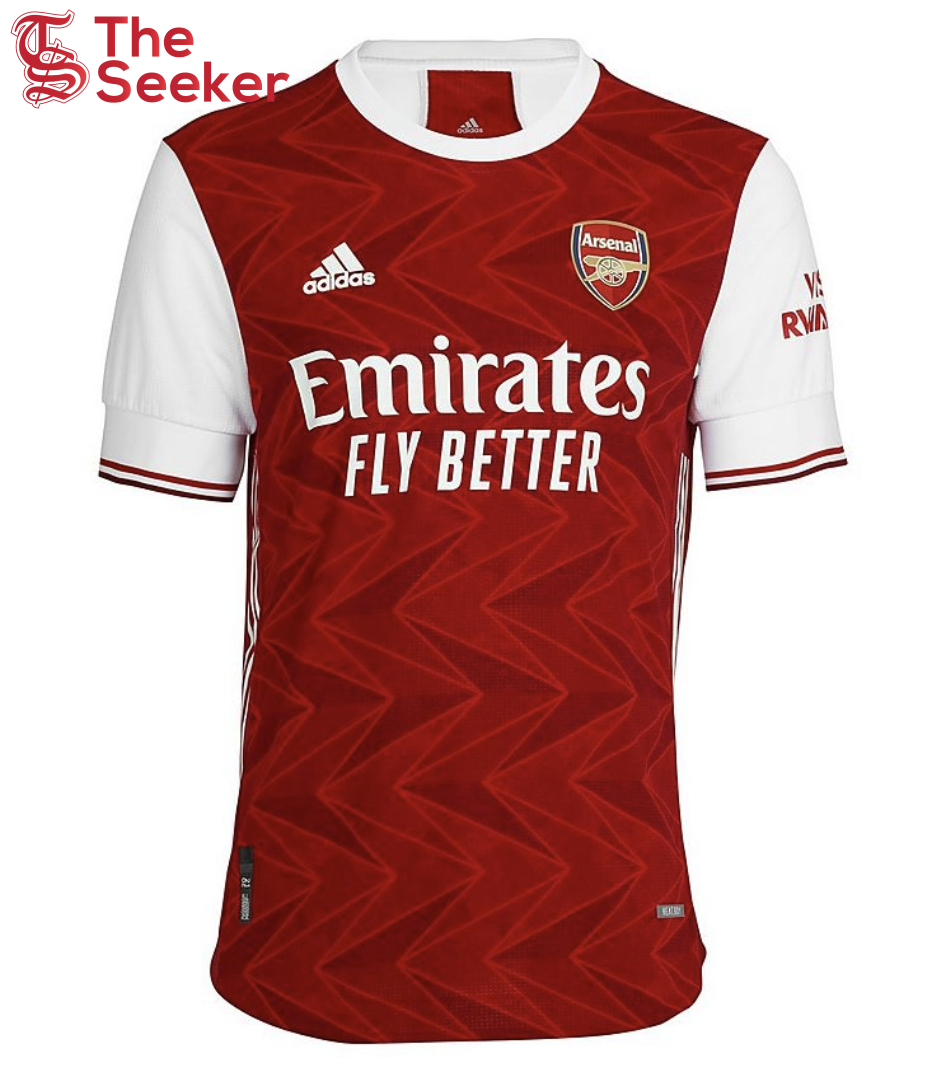 adidas Arsenal 20/21 Authentic Home Shirt Jersey Red