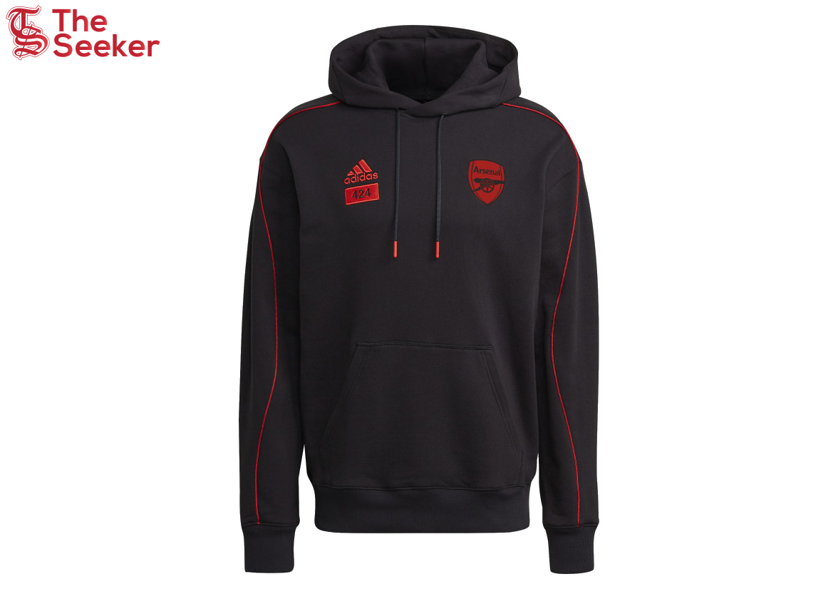 adidas Arsenal x 424 Hoodie Black