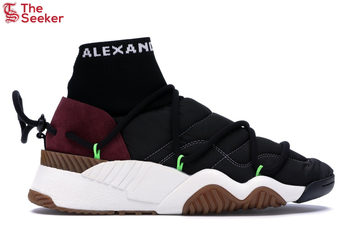 adidas AW Puff Trainer Alexander Wang Core Black Solar Green