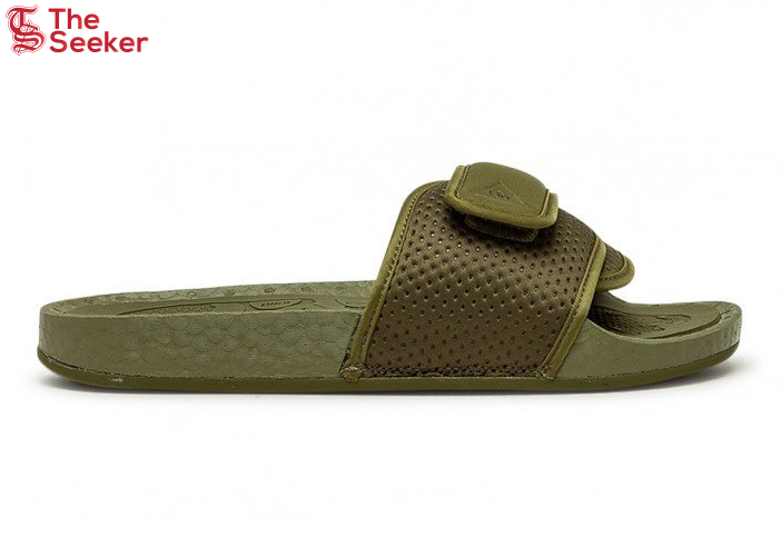 adidas Boost Slide Pharrell Olive Cargo