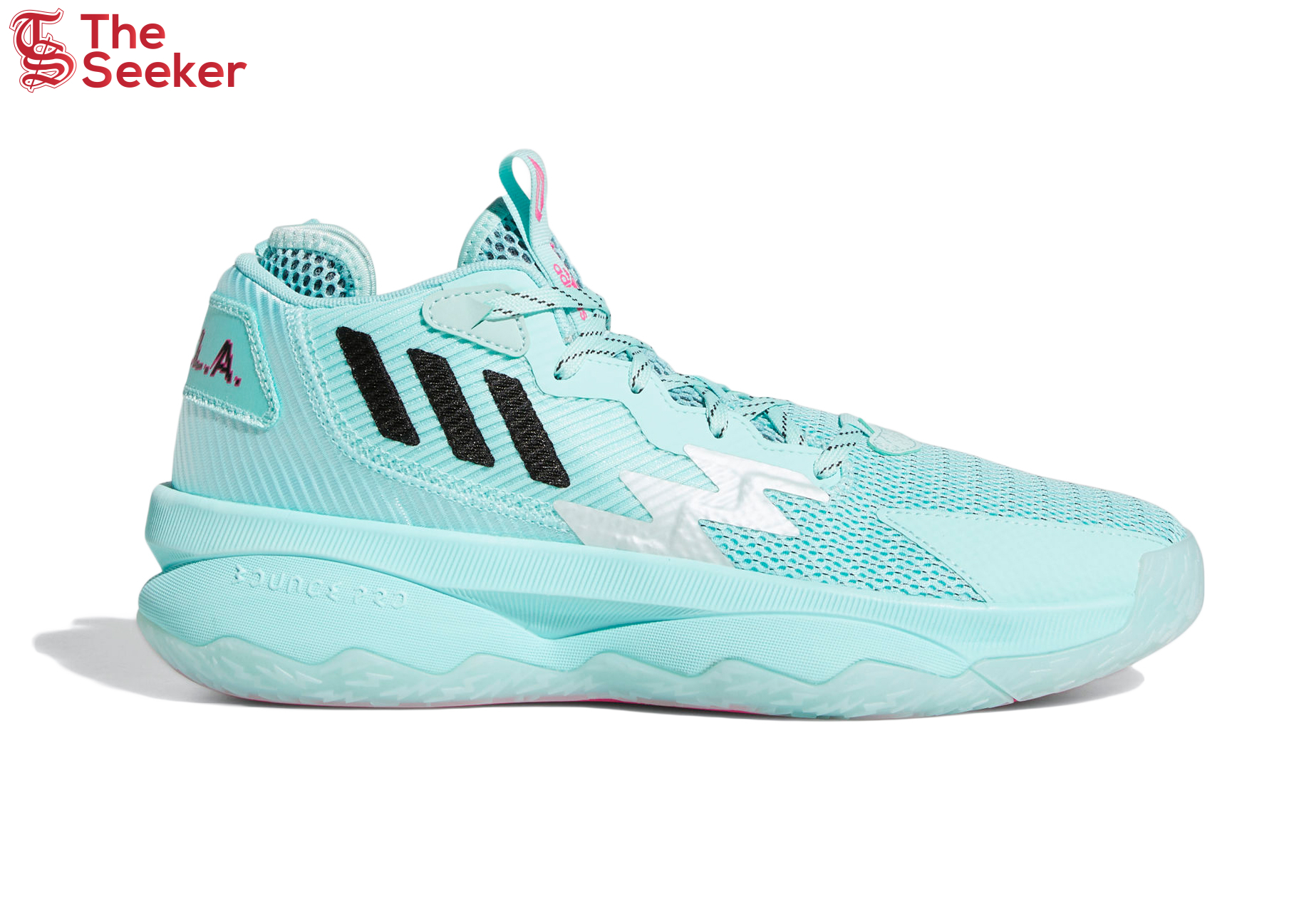 adidas Dame 8 Dame Dalla Light Blue Pink