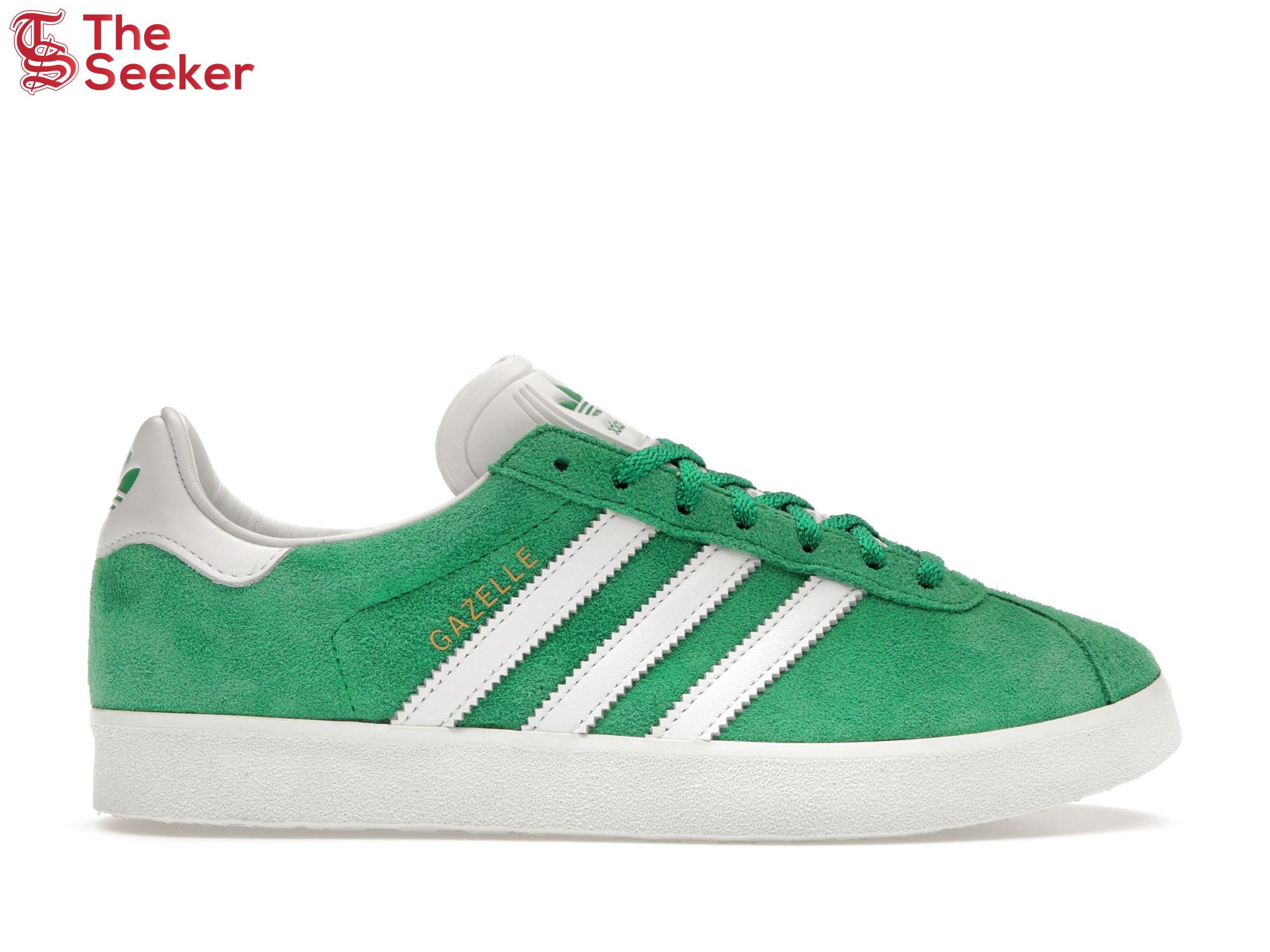 adidas Gazelle 85 Green White Gold Metallic