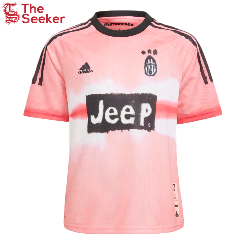adidas Juventus Human Race Kids Jersey Glow Pink/Black