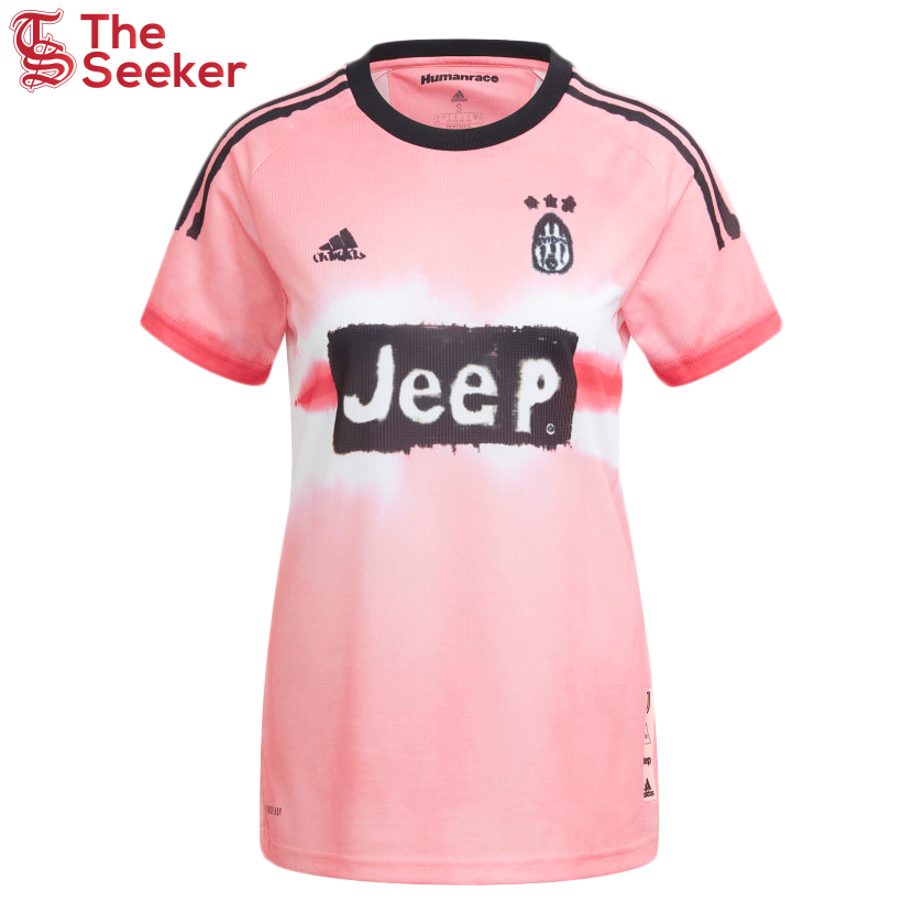 adidas Juventus Human Race Womens Jersey Glow Pink/Black