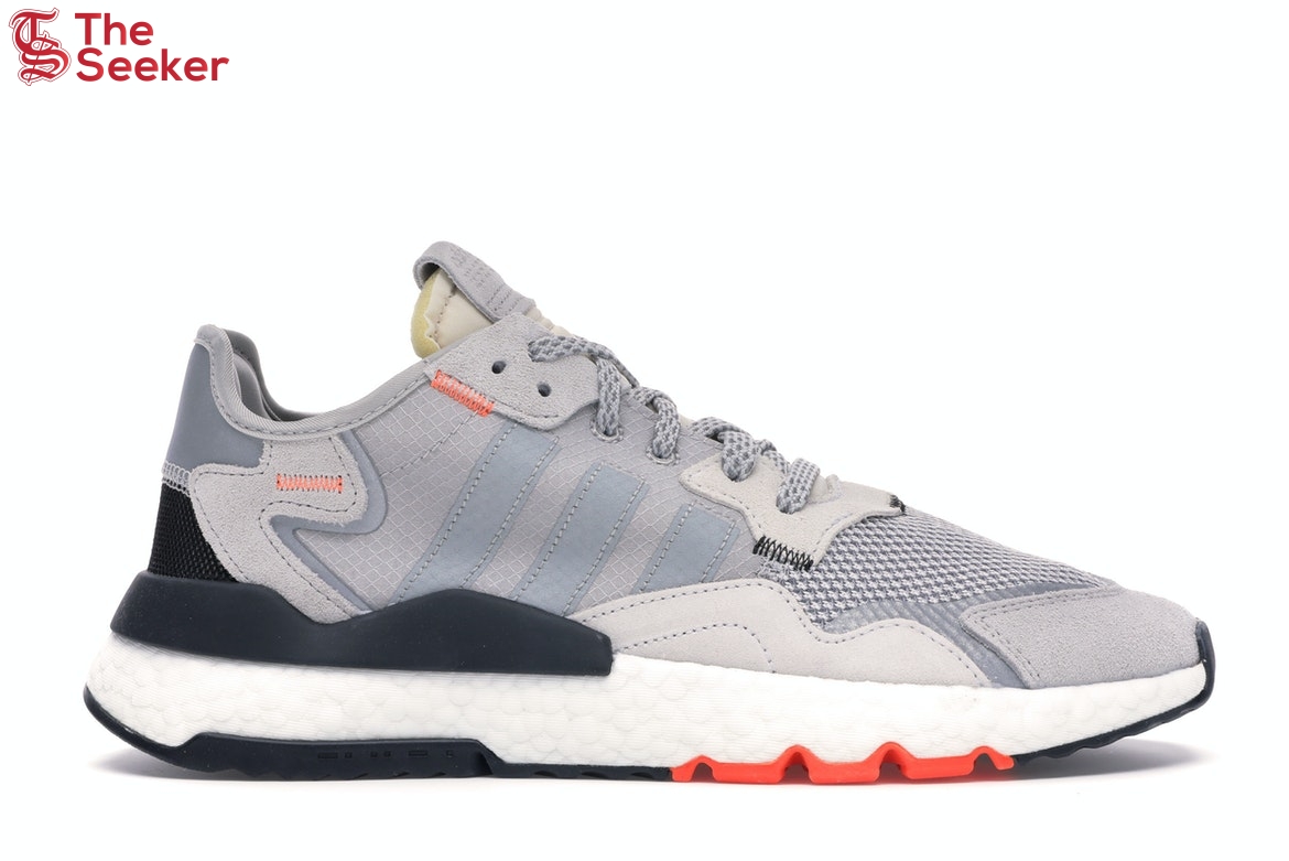 adidas Nite Jogger Grey Two Solar Orange