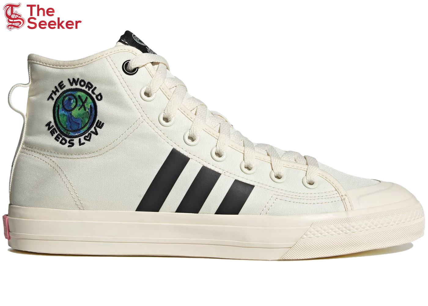 adidas Nizza Hi RF André Saraiva The World Needs Love Cream