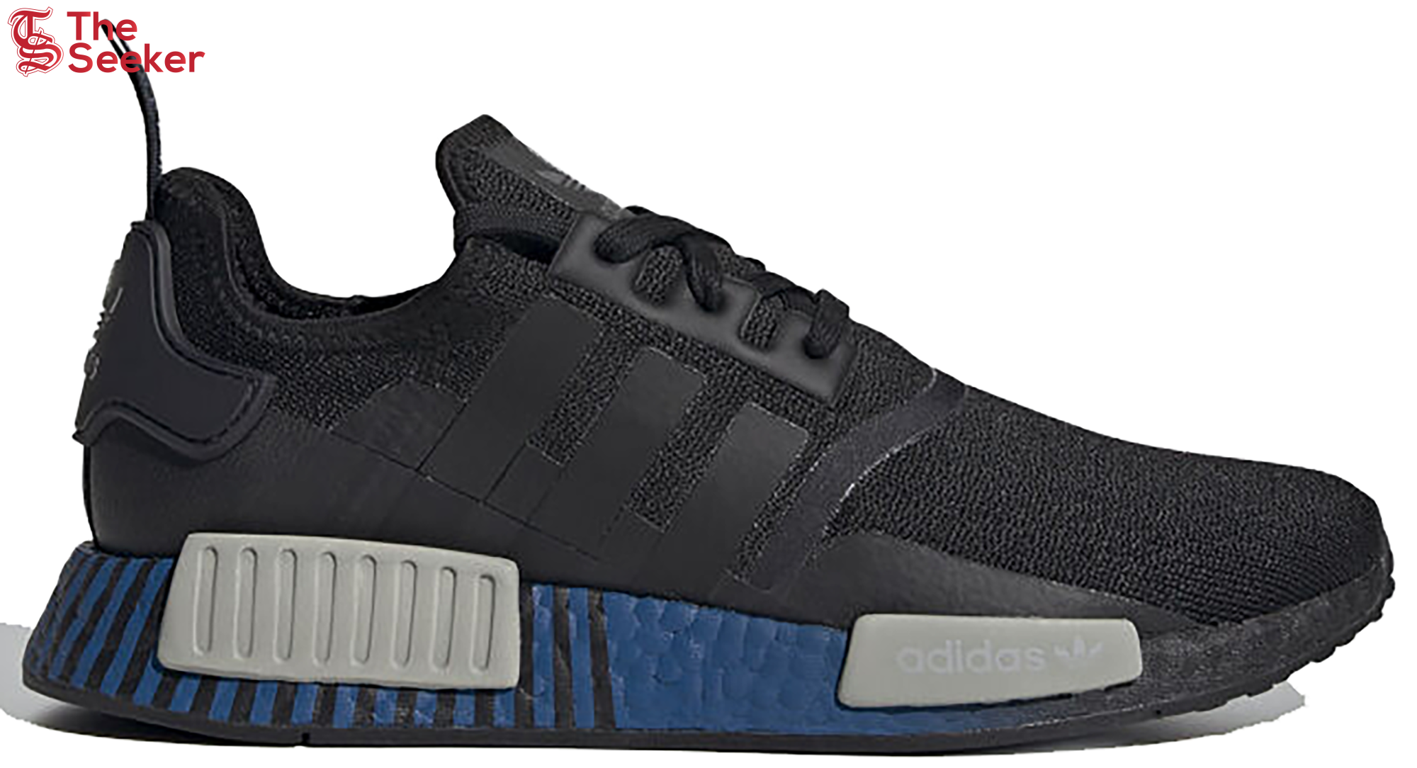 adidas NMD R1 Black Metal Grey Lush Blue