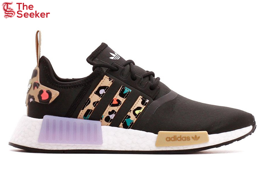 adidas NMD R1 Black Purple Leopard (Women's)