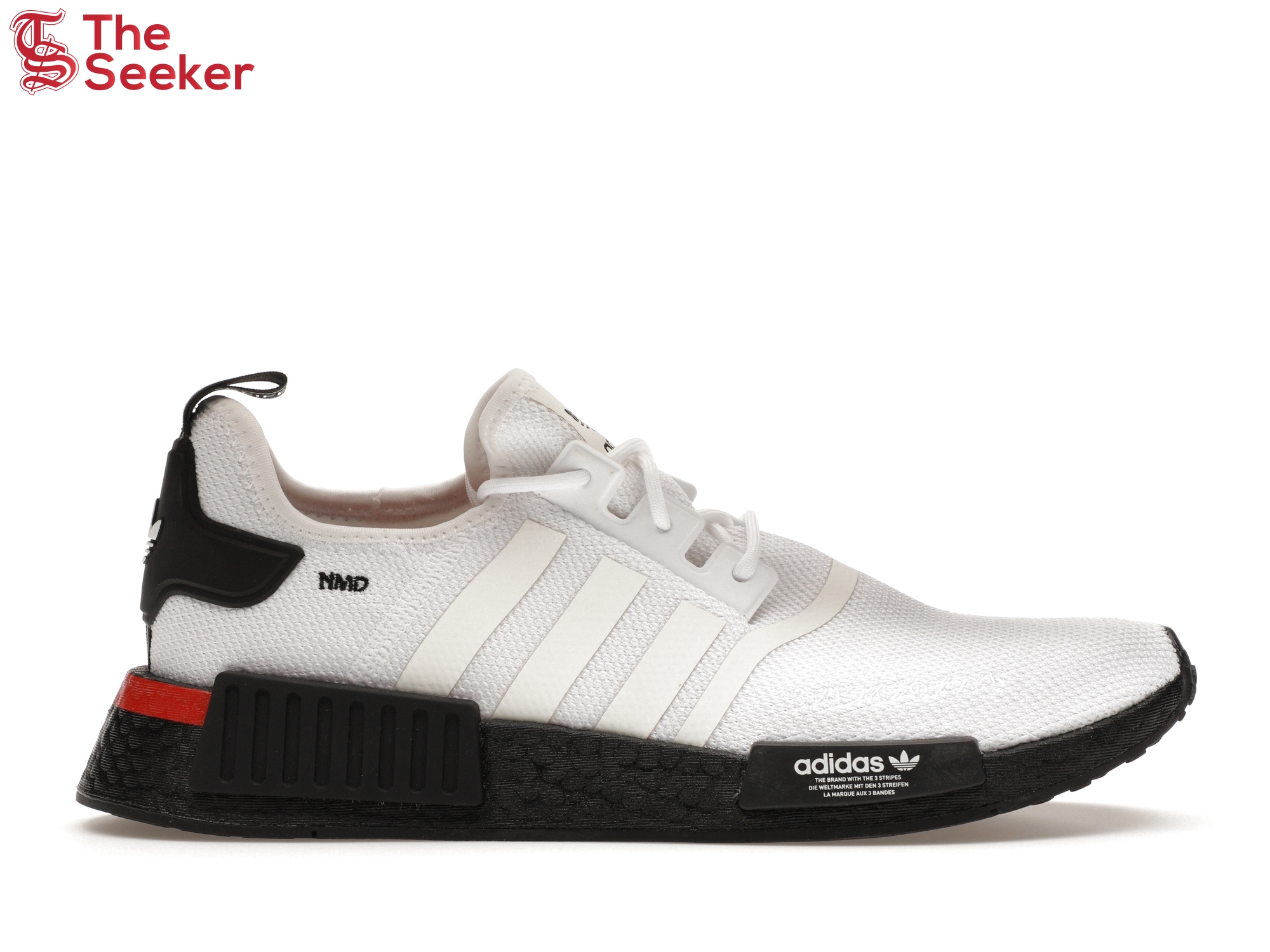 adidas NMD R1 Cloud White Core Black Scarlet