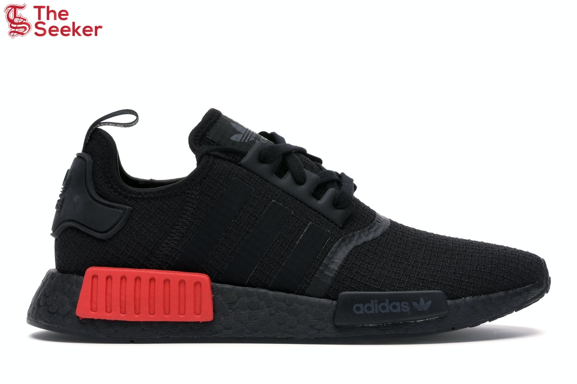 adidas NMD R1 Core Black Lush Red